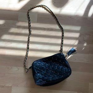 Gold & black vintage purse